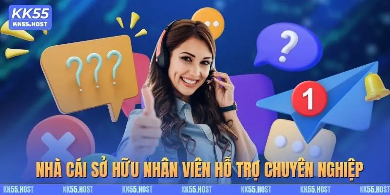 Nhà cái sở hữu đội ngũ nhân viên chuyên nghiệp